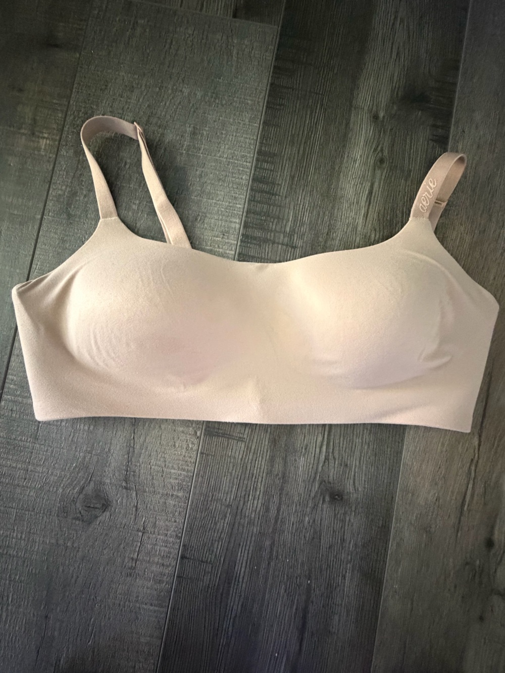aerie Seamless Light Pink Nude Bralette